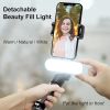 Handheld Stabilizer Bluetooth Selfie Stick Beauty Fill-in Light Anti-Shake VLOG Single-Axis Mini Stabilizer