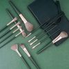14Pcs Makeup Brushes Set Large Fluffy Soft Eye Shadow Foundation Brush Women Cosmetic Powder Blush Blending Beauty Make Up Tools