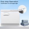 Hot Towel Warmer for Facials Massage, Esthetician Towel Heating Cabinet White, Aluminum Chamber, Salon Beauty Spa Barbershop Equipment