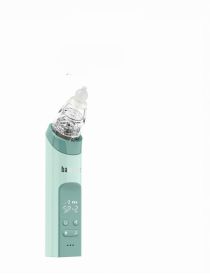 Nasal Aspirator Baby Electric Nasal Aspirator Newborn Baby Nose Cleaner Adult beauty instrument Blackhead Remover Bab 2 in 1 (Color: Grey No logo)
