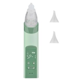 Nasal Aspirator Baby Electric Nasal Aspirator Newborn Baby Nose Cleaner Adult beauty instrument Blackhead Remover Bab 2 in 1 (Color: Blue No logo)