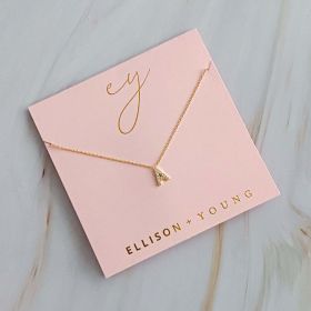 Understated Beauty Initial Necklace (Initial: A)