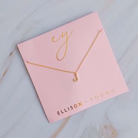 Understated Beauty Initial Necklace (Initial: J)