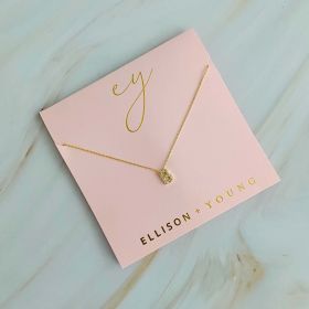 Understated Beauty Initial Necklace (Initial: B)
