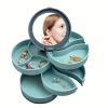 1pc Jewelry Stand Holder; Jewelry Display Tray; Jewelry Storage Box Multilayer Rotating Plastic Jewelry Stand Earrings Ring Box Cosmetics Beauty Conta