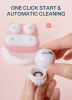 FlutterGlow Mini Beauty BrowWash: Portable Electric VibeLens Cleaner & Makeup Mover